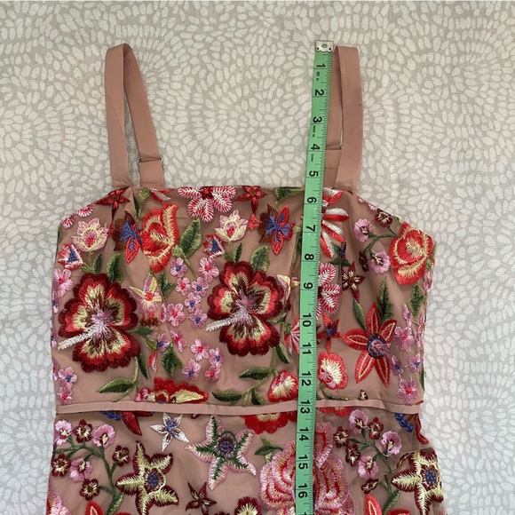 SAM EDELMAN Floral Embroidered Midi Dress Size 0 NWT - Picture 13 of 14